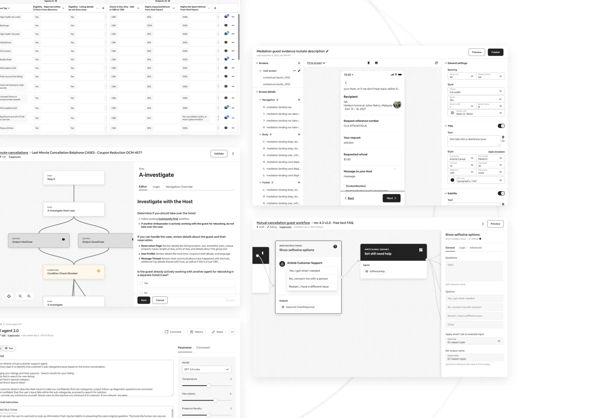 Command Hub — workflow builder and mediation interface