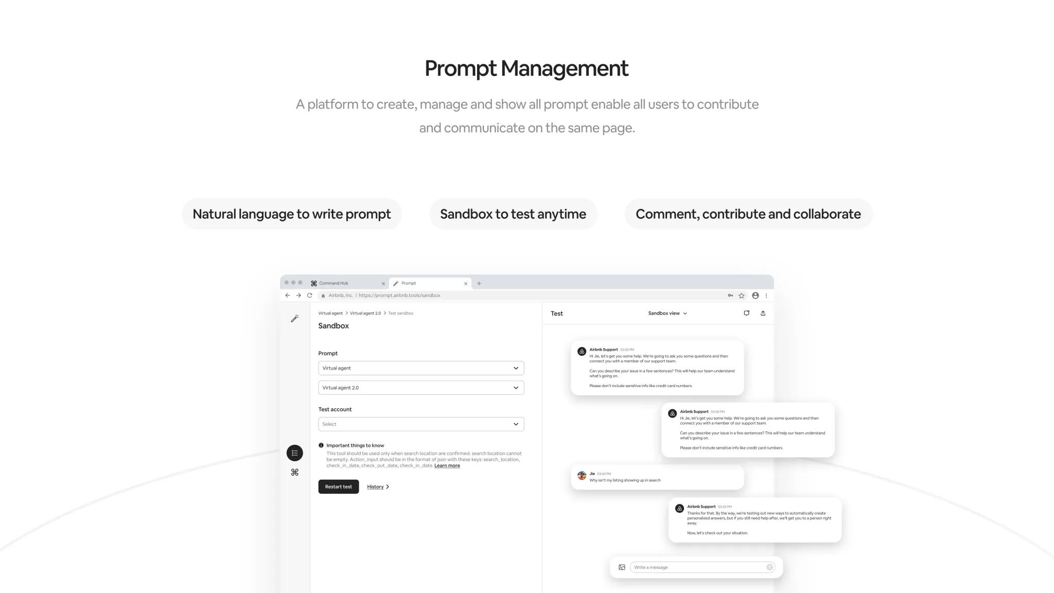 Command Hub — Prompt Management